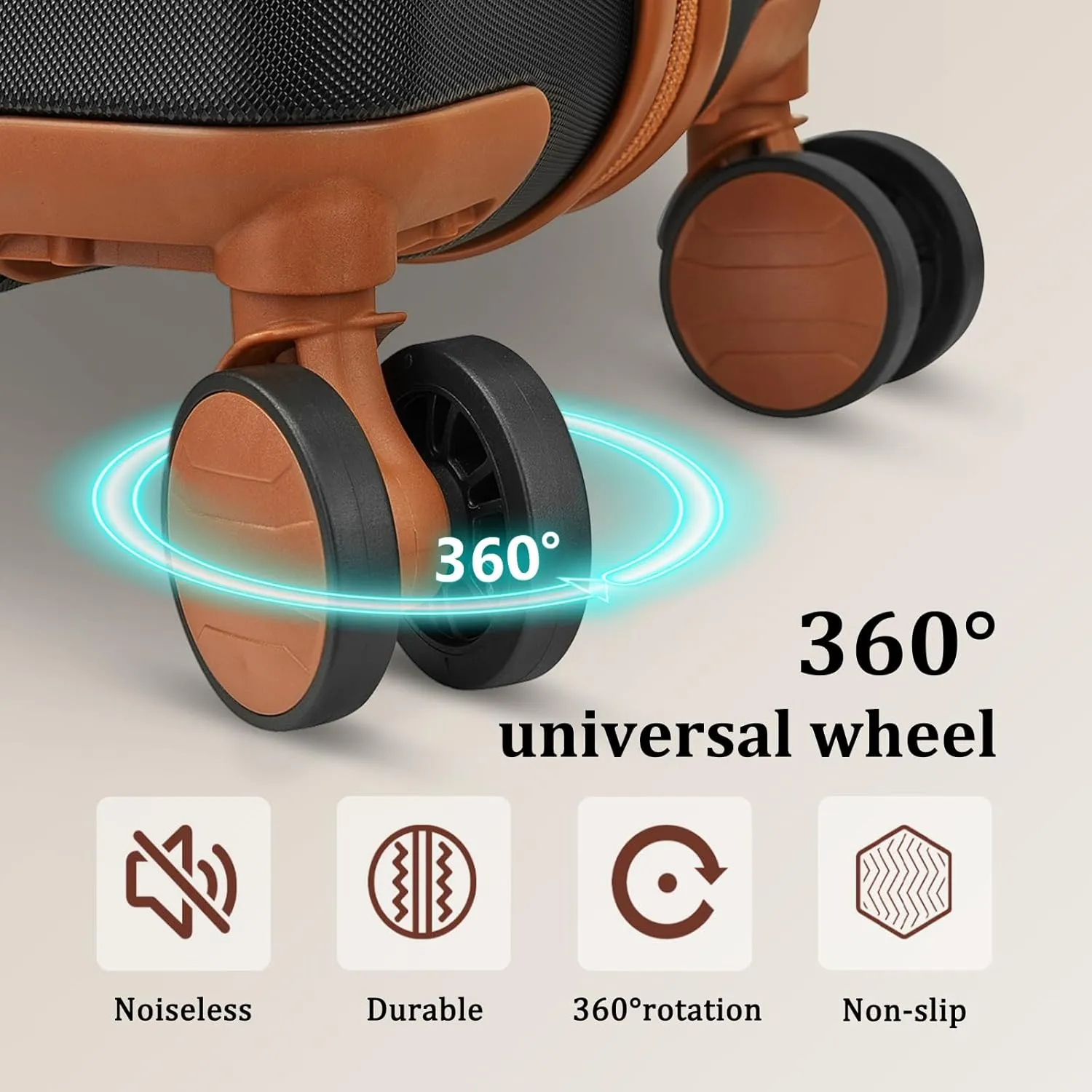 imiomo Carry on Luggage 22x14x9 Airline Approved, Hardside 20 Inch Carry-on Suitcases with Spinner Wheels and TSA Lock
