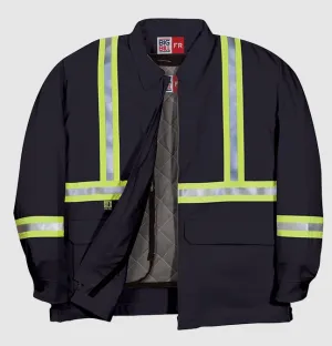 Jacket - Big Bill WESTEX® ULTRA SOFT® Flame-Resistant Zip-In/Zip-Out Reflective Jacket CL345US9