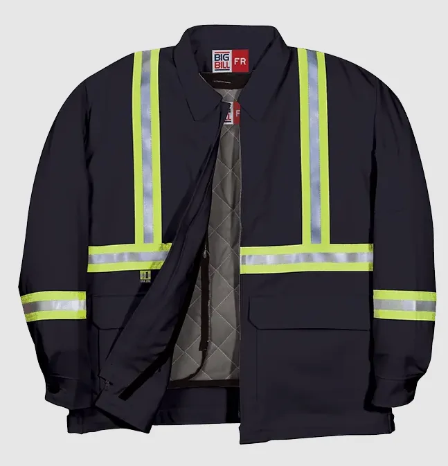 Jacket - Big Bill WESTEX® ULTRA SOFT® Flame-Resistant Zip-In/Zip-Out Reflective Jacket CL345US9