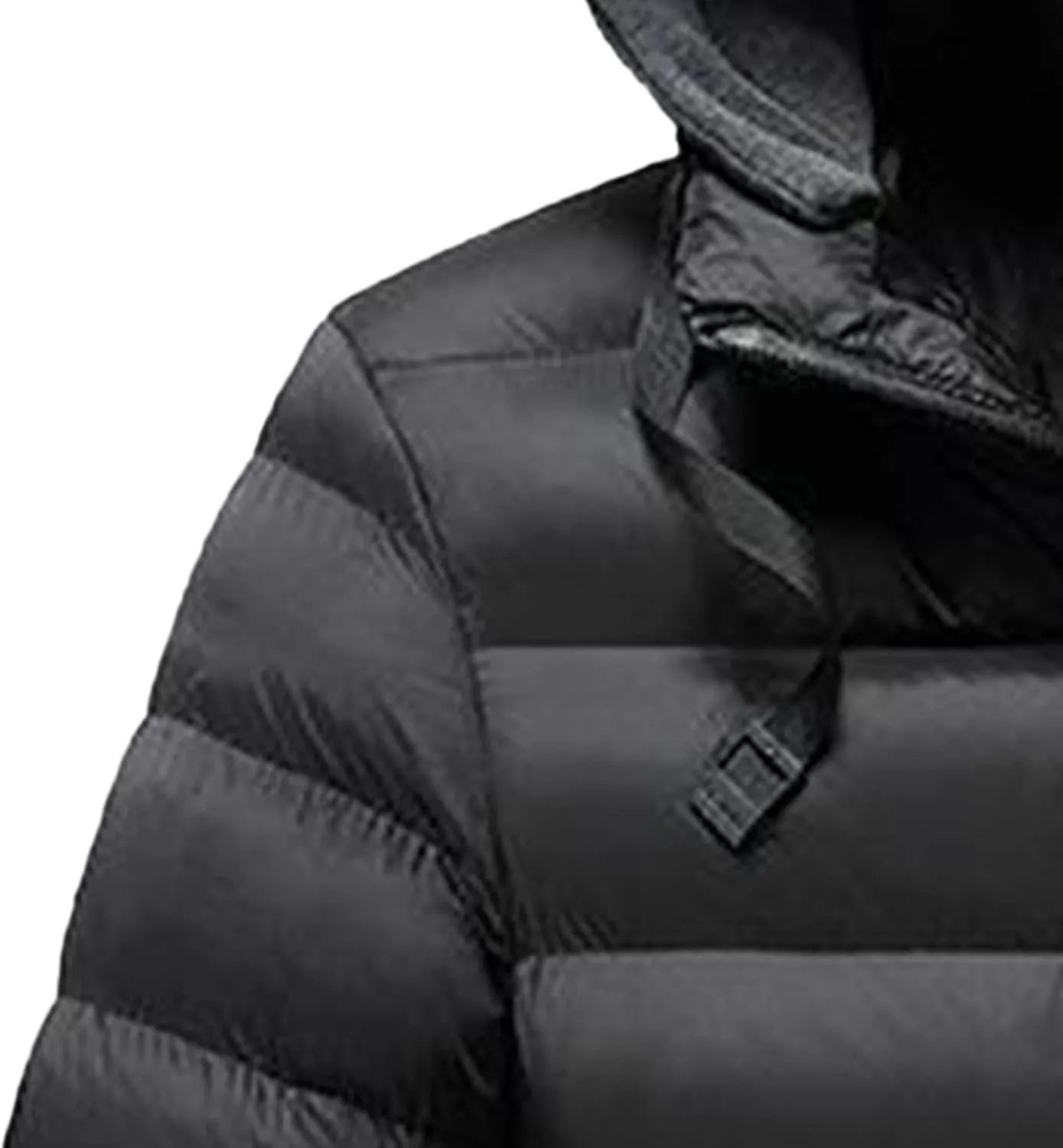 JEsilunmaMY Men's Casual Puffer Jacket with Removable Hood Winter Parka Cotton Down Coats Windproof Thermal Padded Jacket