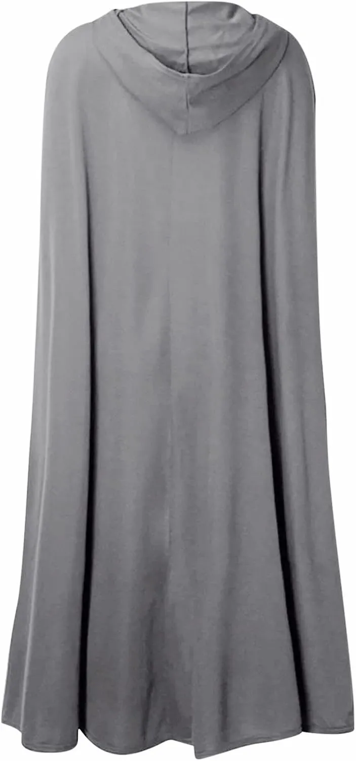 Kuluzego Womens Cardigan Front Cloak Jacket Hoods Cape Shawl Wraps Trench Coats for Women Fall Winter Cloak 2025 Fashion Y2K