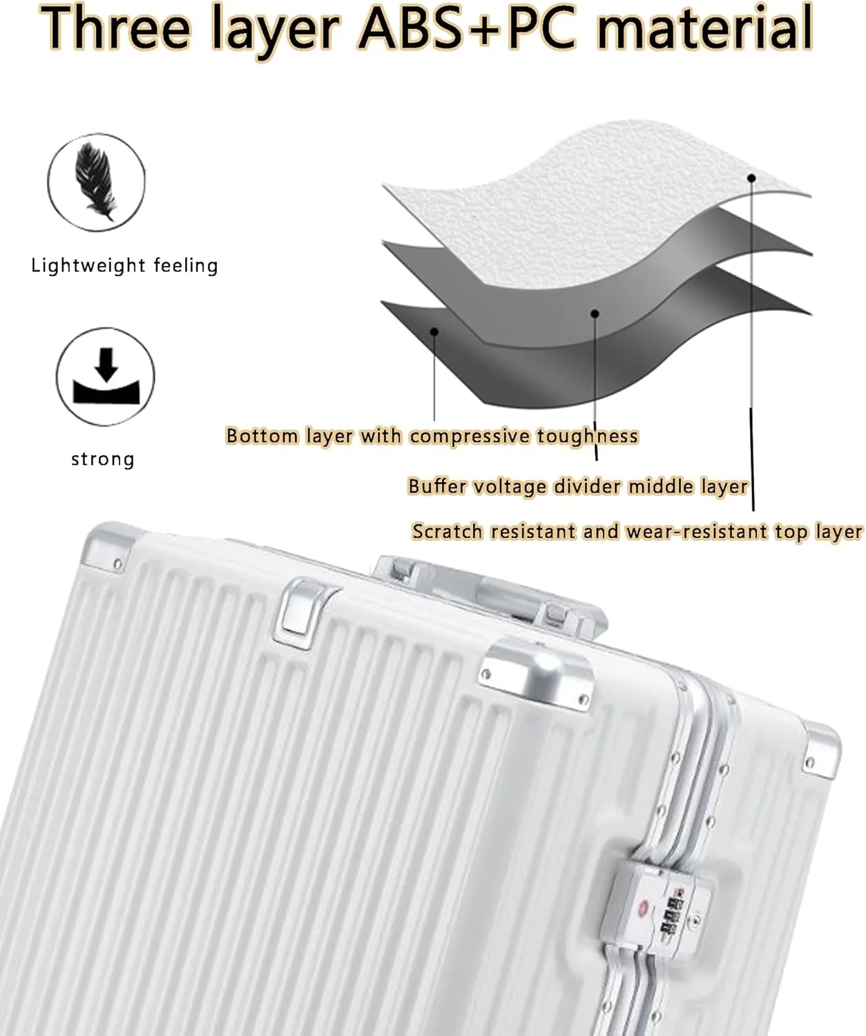 Large Suitcases with Wheels Carry on Luggage Hard Shell Suitcases with USB Charger Cup Holder TSA Password Lock,E,26in