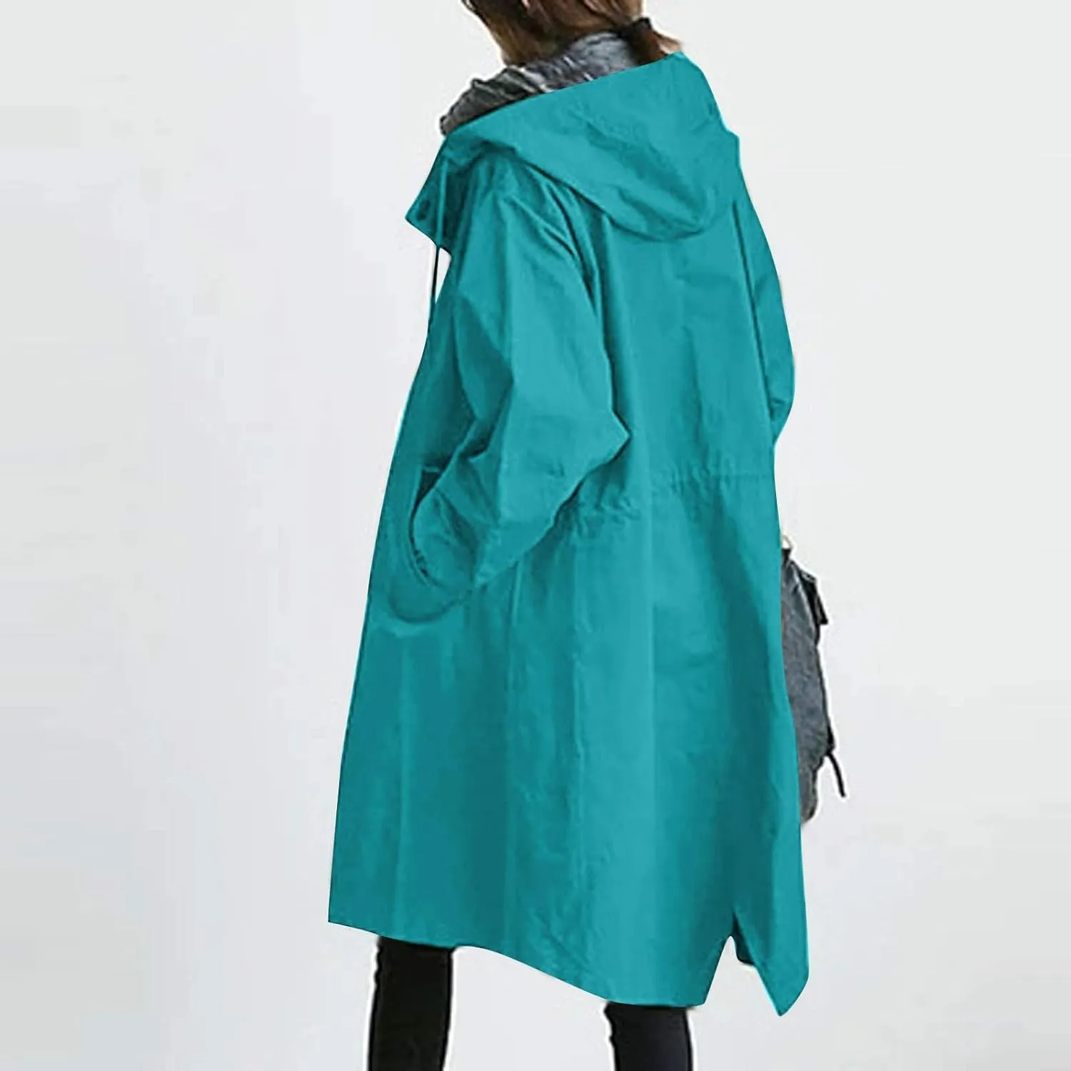 LCMTWX Women's 2023 Fashion Winter Coat Office Sleeveless Button Woolen Jacket Coat Winter Coat Women Womens Trench Coat