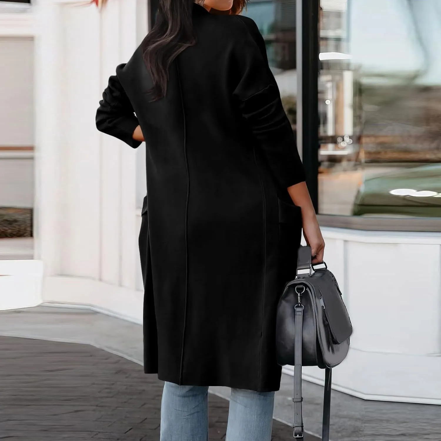 LCMTWX Women's 2023 Fashion Winter Coat Womens Elegant Windbreaker Wild Winter Women's Coat Trench Coats for Women Fall