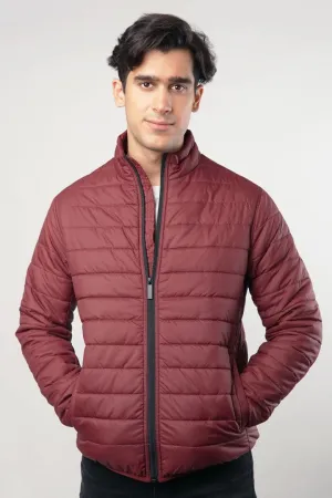 Mahogany Quilted Puffer Jacket