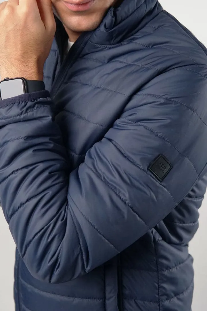 Marine Quilted Puffer Jacket