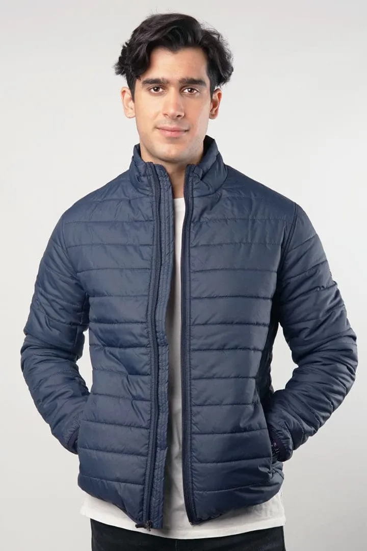 Marine Quilted Puffer Jacket