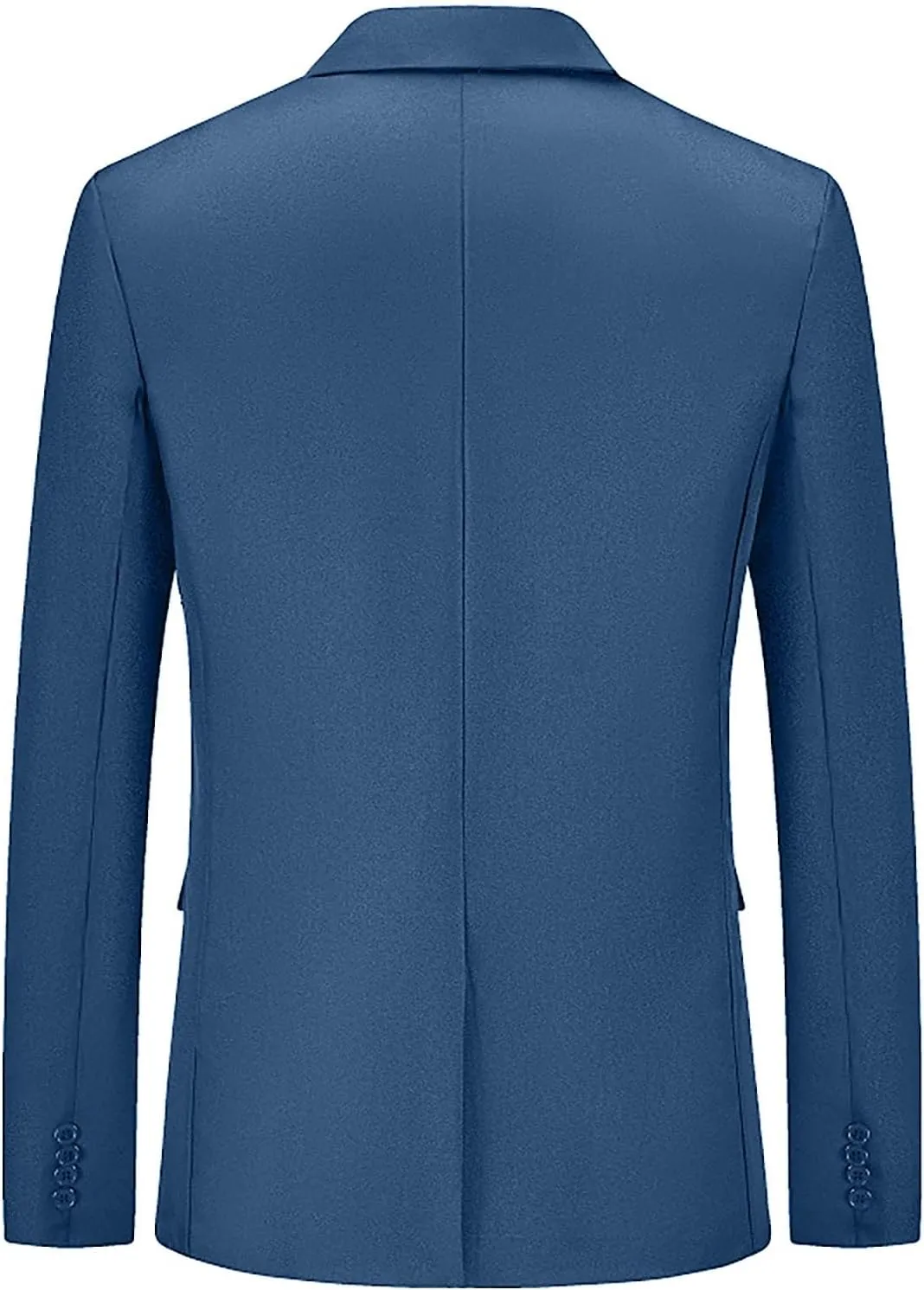 Men's Casual Business Work Suit Jacket Slim Fit One Button Notched Lapel Office Daily Wear Lightweight Blazer Jackets