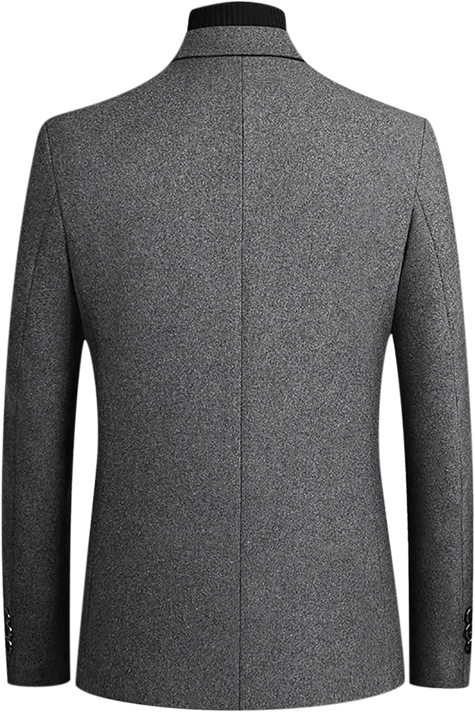 Men's Casual Knit Blazer Suit Jackets Two Button Lightweight Solid Sport Coats Formal Dress Daily Business Blazer