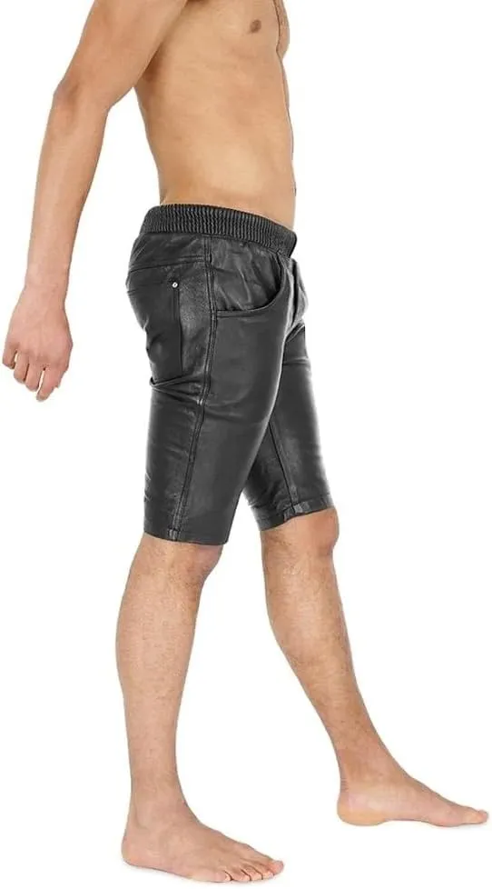 Men's Casual Motorcycle & Cowboy Western Traditional Native American Leather Fashion Pant