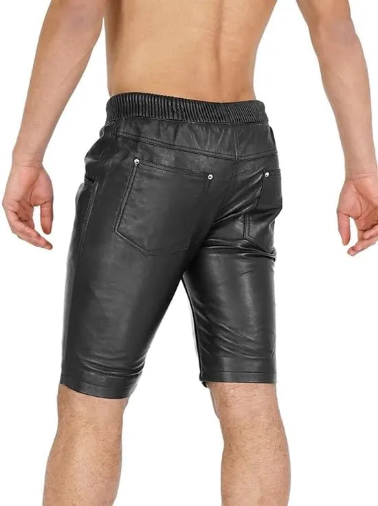 Men's Casual Motorcycle & Cowboy Western Traditional Native American Leather Fashion Pant