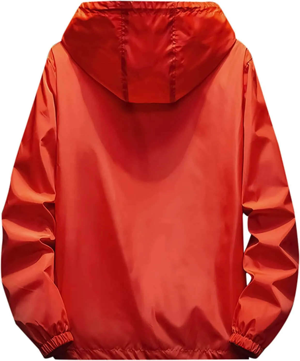 Men's Jacket Fashion Rain Jacket Windbreaker Lightweight Shell Raincoat With Hood Golf Hiking Travel, M-7XL