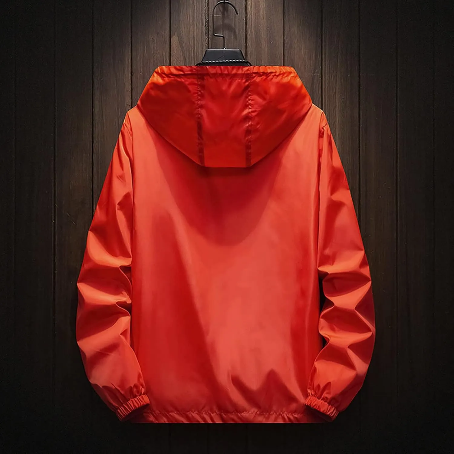 Men's Jacket Fashion Rain Jacket Windbreaker Lightweight Shell Raincoat With Hood Golf Hiking Travel, M-7XL