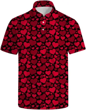 Men's Polo Shirts Short Sleeve Golf Polo Shirts Collared Tennis T-Shirt Golf Shirts for Men
