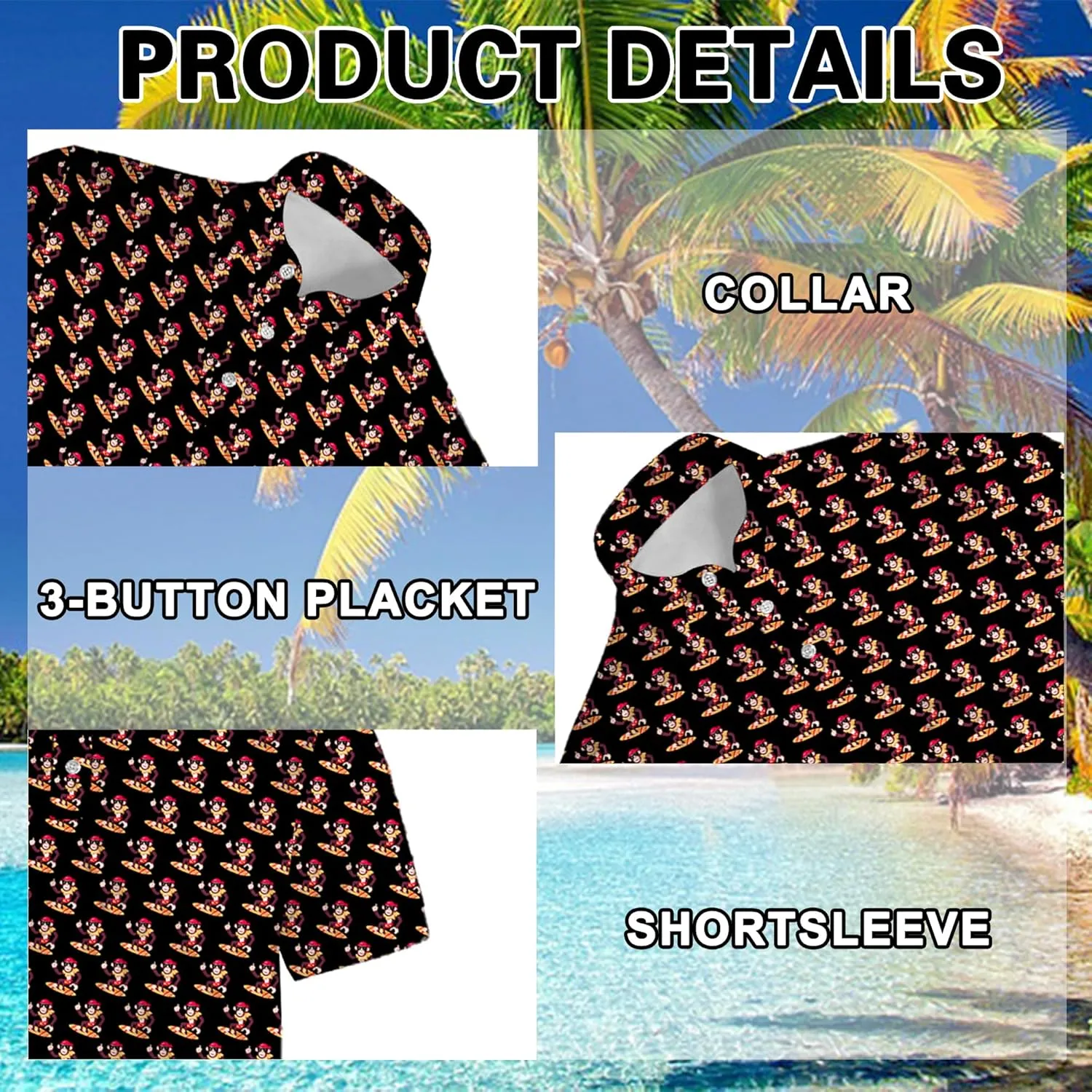 Men's Polo Shirts Short Sleeve Golf Polo Shirts Collared Tennis T-Shirt Golf Shirts for Men