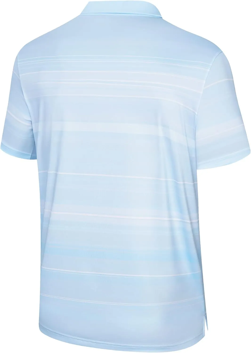 Men's Polo Shirts Short Sleeve - Golf Shirts for Men Recycled Polyester Dry Fit Performance Designed Collared Golf Polo