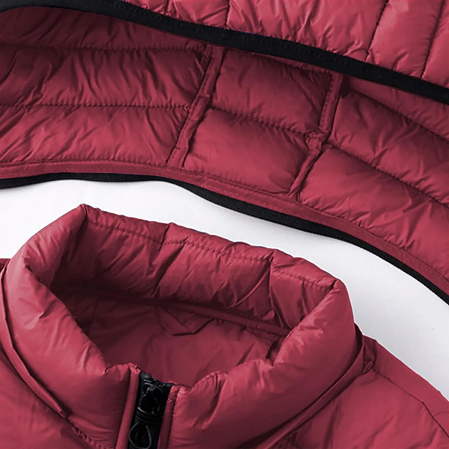 Men's Snow Waistcoat Fall Winter Warm Cotton Padded Sleeveless Jackets Plus Size Zipper Vest Coat Overcoat Outwear