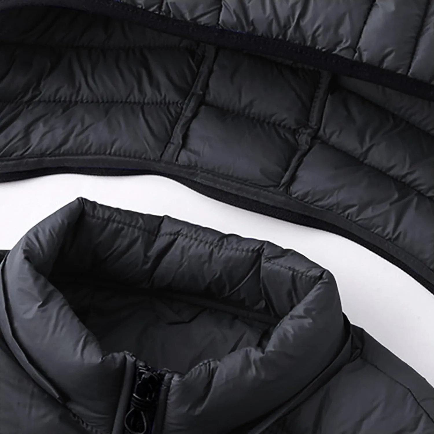 Men's Snow Waistcoat Fall Winter Warm Cotton Padded Sleeveless Jackets Plus Size Zipper Vest Coat Overcoat Outwear
