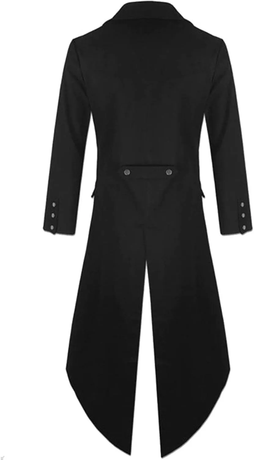 Mens Trench Coat Fall Winter Windbreaker Overcoat Praty Outwear Winter Pea Coat Business Overcoat Mens Long Trench