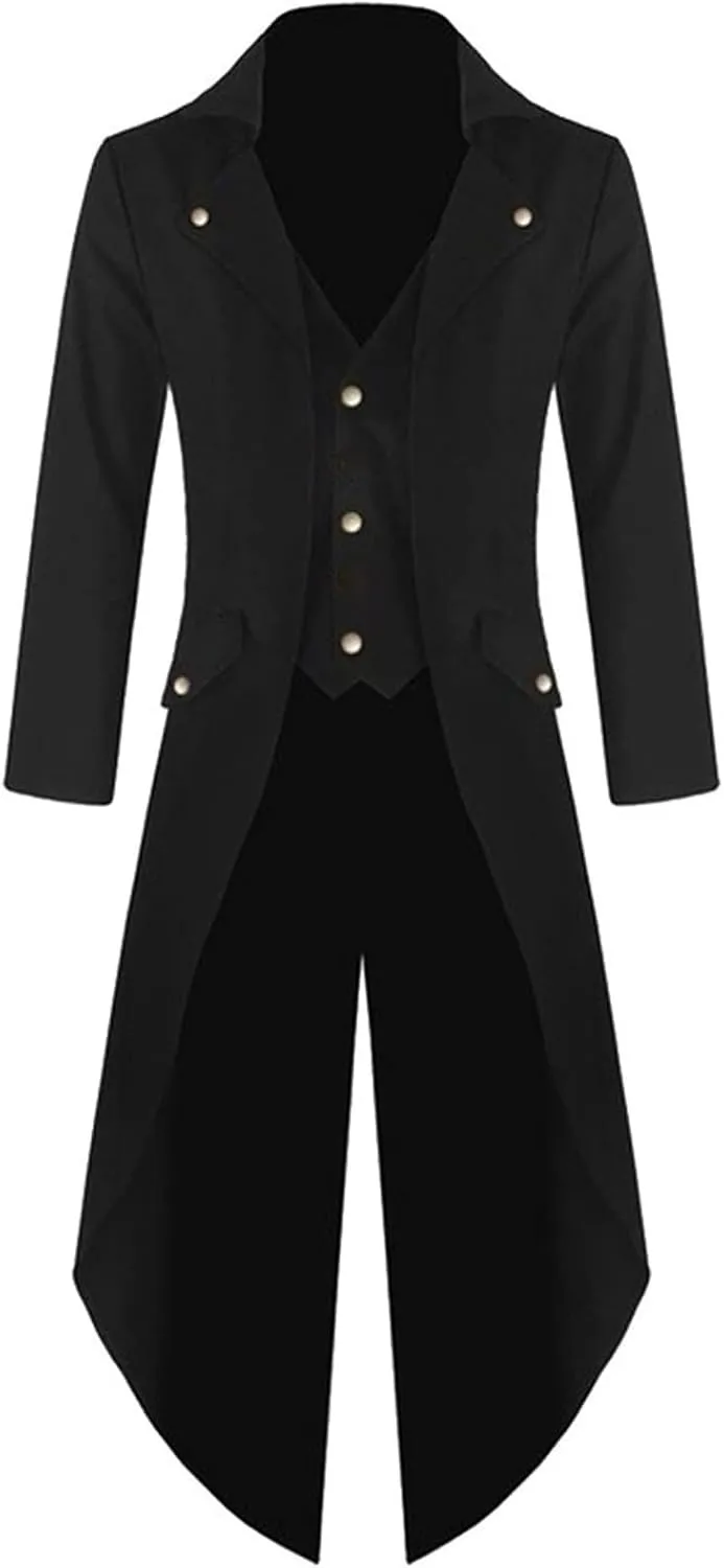 Mens Trench Coat Fall Winter Windbreaker Overcoat Praty Outwear Winter Pea Coat Business Overcoat Mens Long Trench