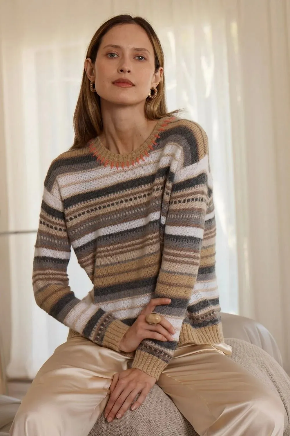 Mohair Stripe Jumper
