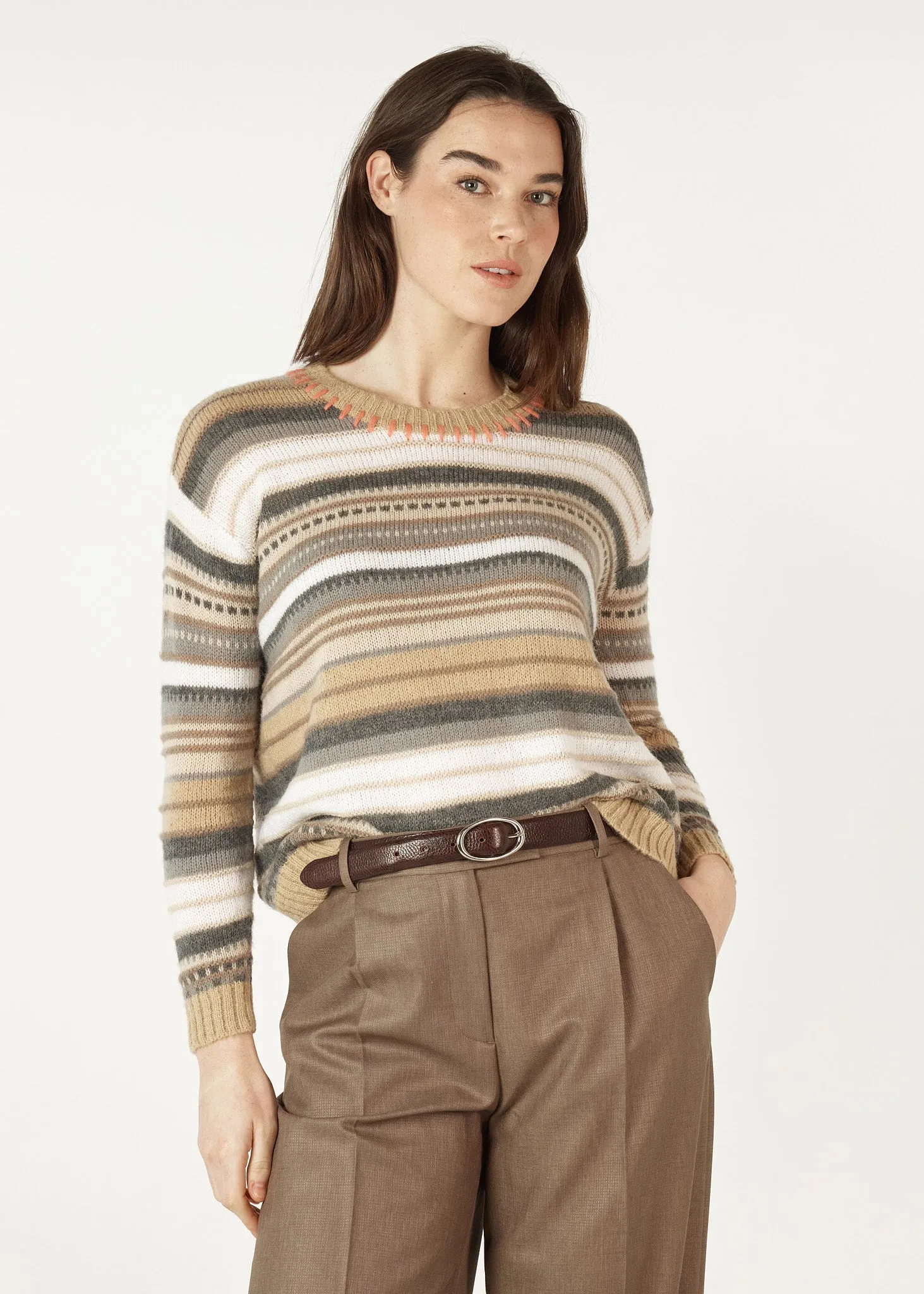 Mohair Stripe Jumper