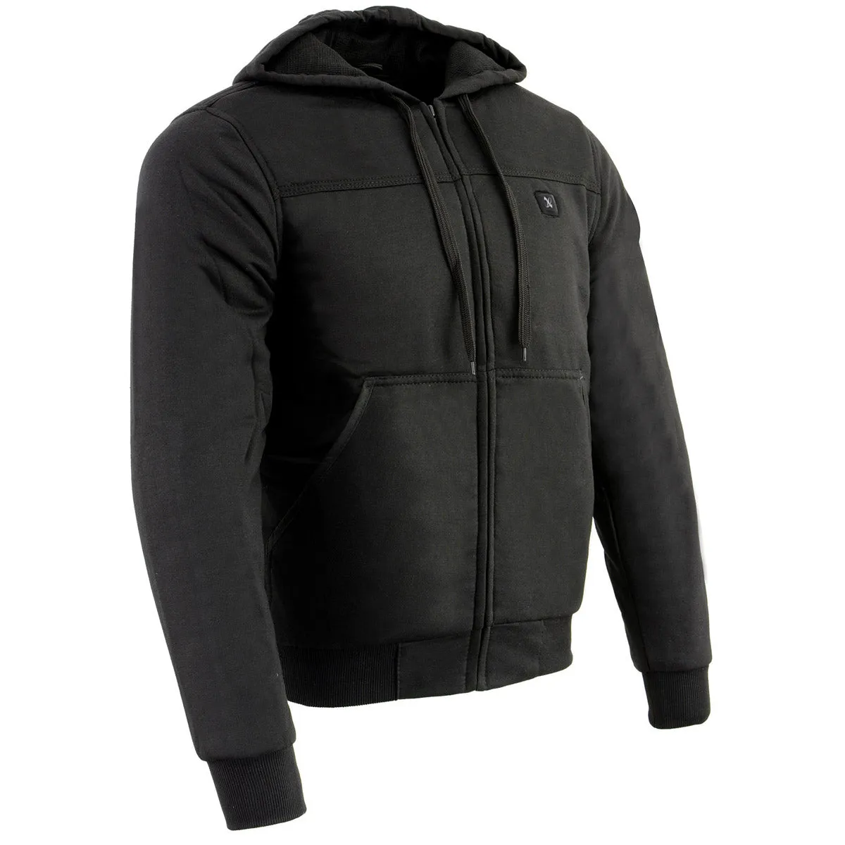 Nexgen Heat MPM1713SET Men's Fiery Black Heated Sweatshirt Jacket