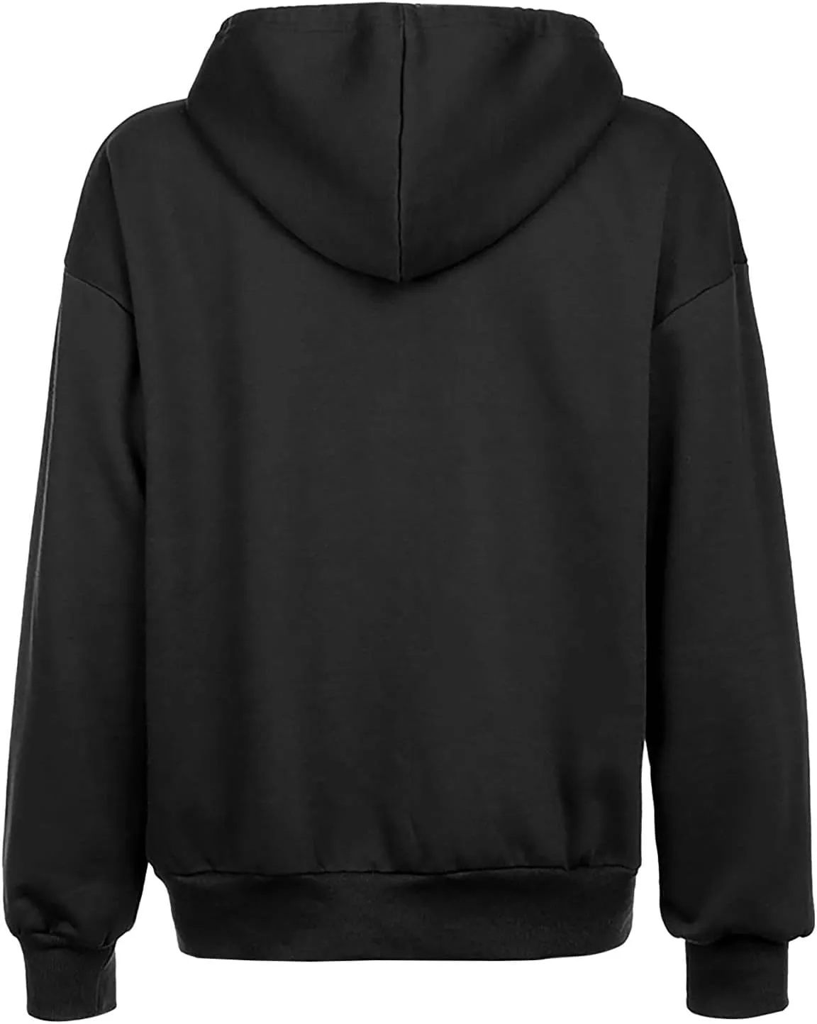 oiangi Hoodies for Women Teen Girls Fall Long Sleeve Jacket Cute Drawstring Zip up Hoodie Oversized Y2k Sweatshirts Pockets