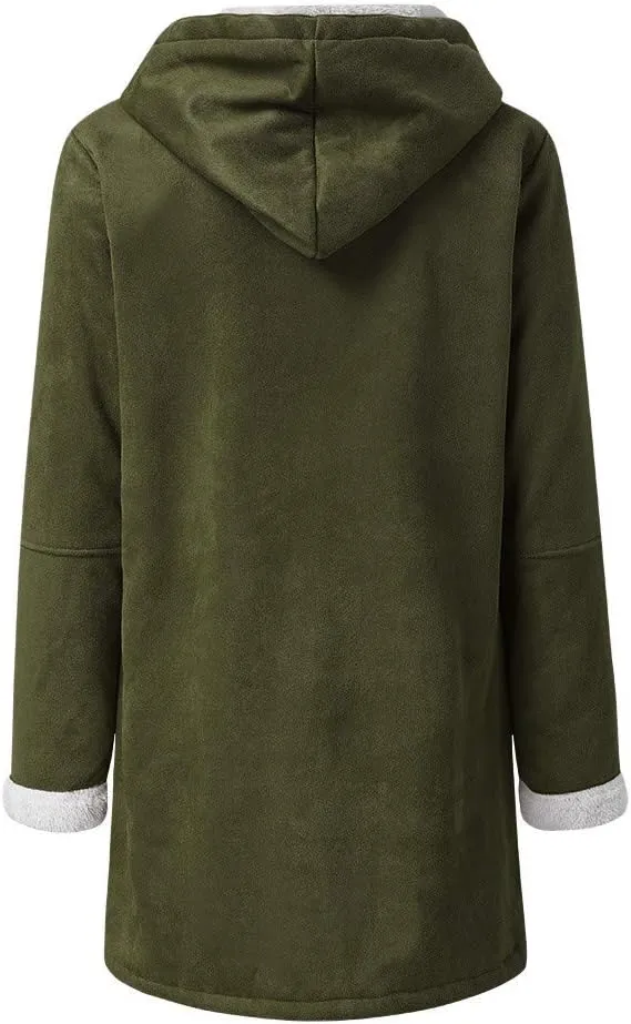 OIOLOYJM Black Trench Coat for Women 2023 Rain Jacket Winter Hooded Oversized Elegant Windbreaker Fall Long Coats for Women