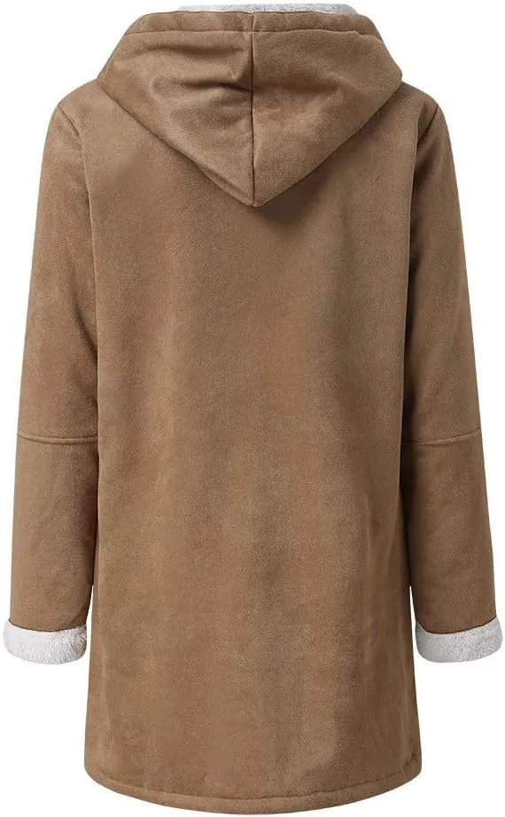OIOLOYJM Black Trench Coat for Women 2023 Rain Jacket Winter Hooded Oversized Elegant Windbreaker Fall Long Coats for Women
