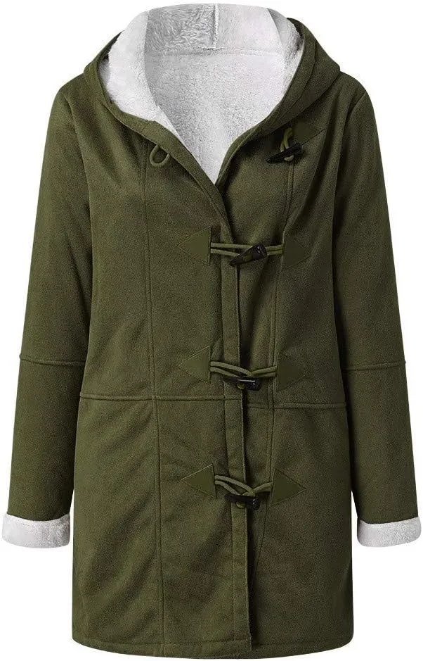OIOLOYJM Black Trench Coat for Women 2023 Rain Jacket Winter Hooded Oversized Elegant Windbreaker Fall Long Coats for Women