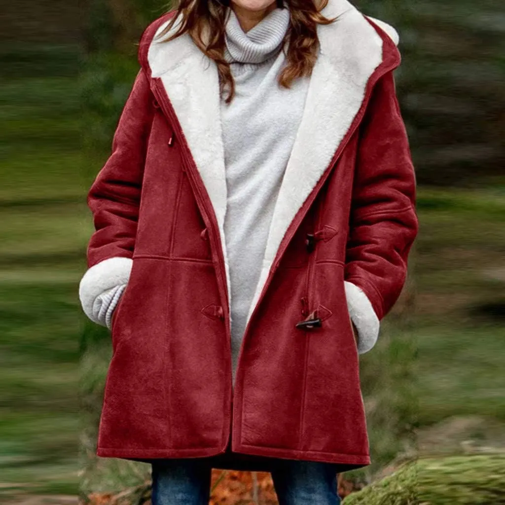 OIOLOYJM Black Trench Coat for Women 2023 Rain Jacket Winter Hooded Oversized Elegant Windbreaker Fall Long Coats for Women