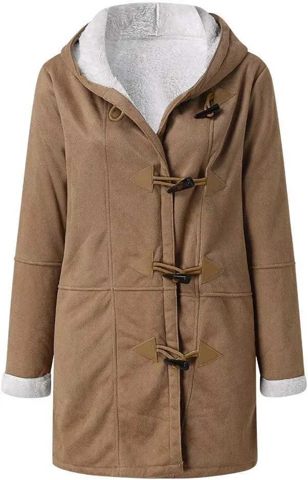 OIOLOYJM Black Trench Coat for Women 2023 Rain Jacket Winter Hooded Oversized Elegant Windbreaker Fall Long Coats for Women