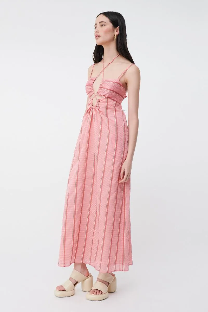 Pablo Strappy Cutout Maxi Dress - Pink