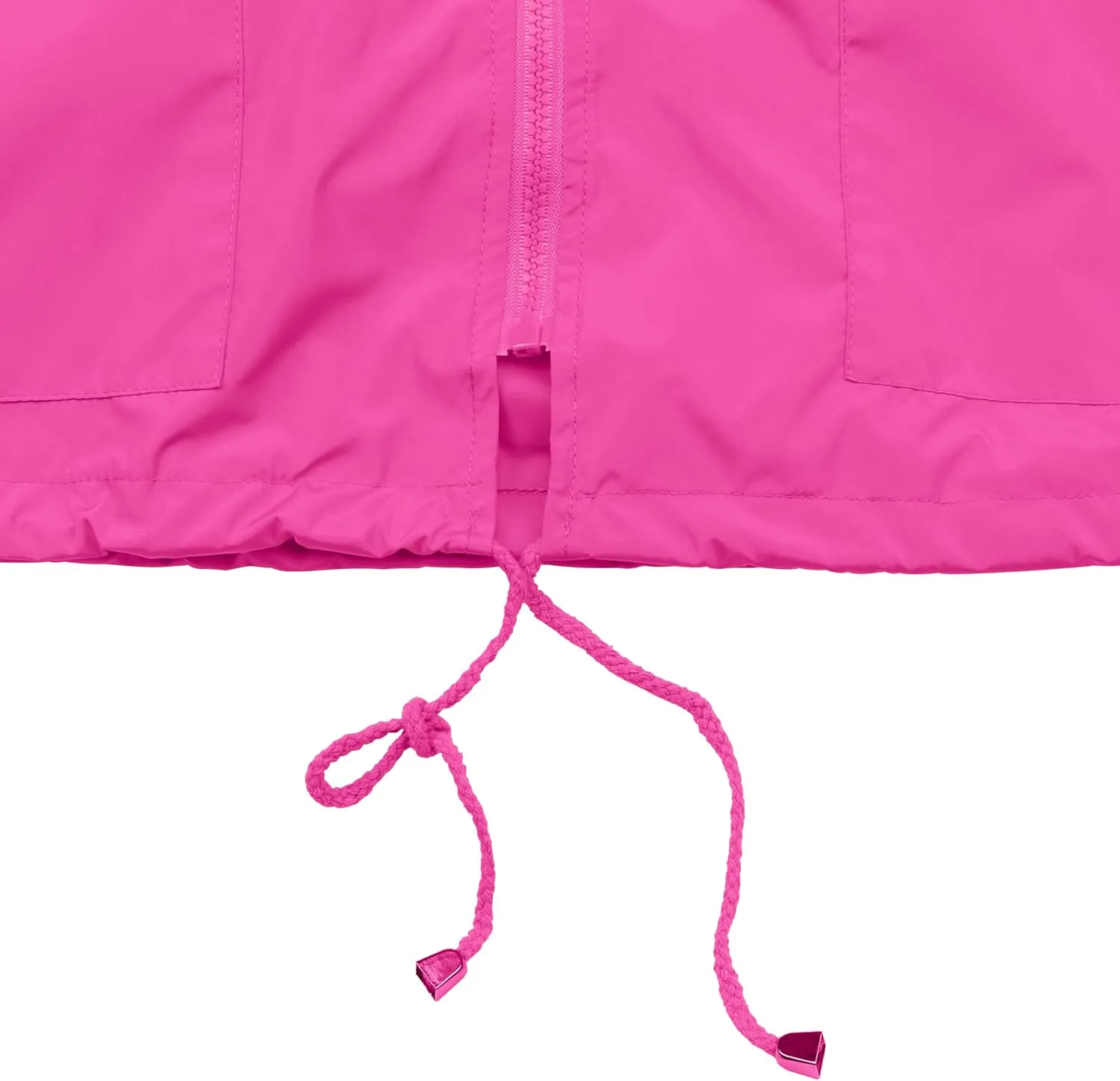 PESION Women's Waterproof Raincoat Lightweight Rain Jacket Hooded Windbreaker with Pocket for Outdoor