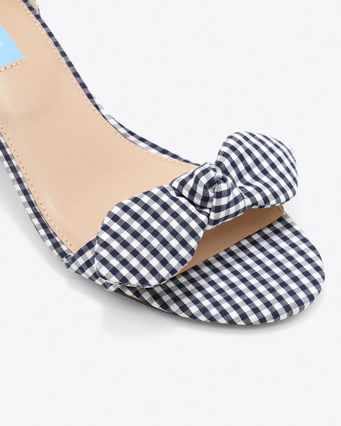 Preston Sandal in Navy Gingham