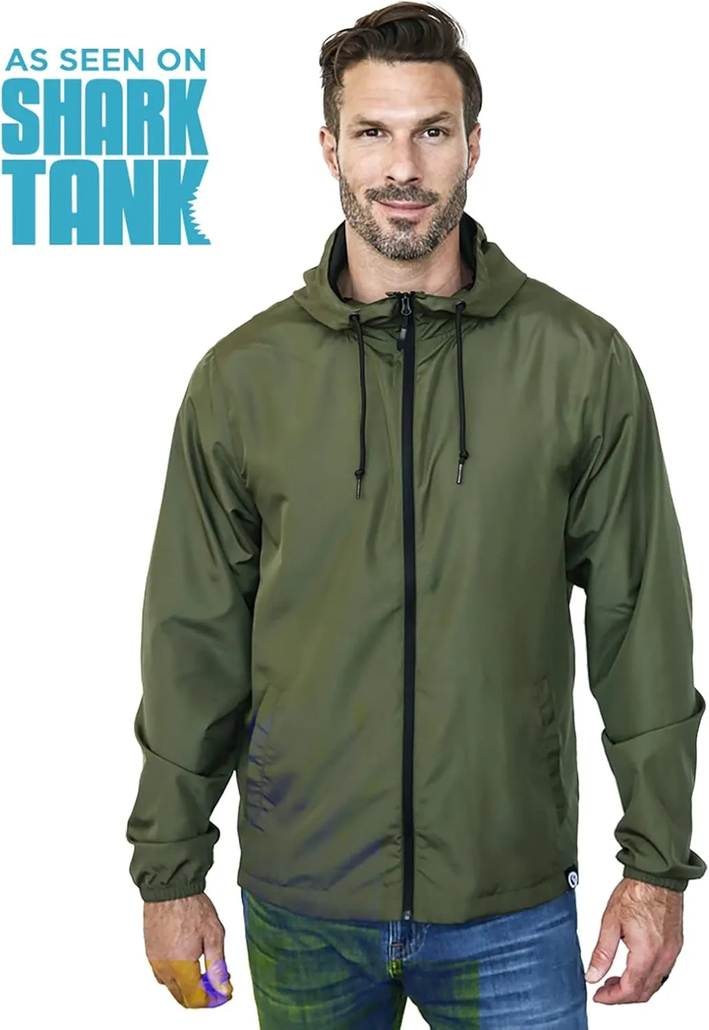 Quikflip 2-in-1 Reversible Backpack Jacket (As Seen on Shark Tank) Unisex Dryflip Windbreaker