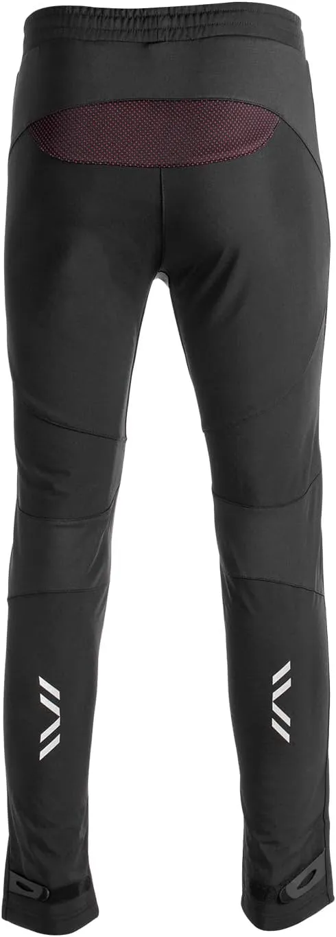 ROCKBROS Winter Cycling Pants Warm Ergonomics Men's Windproof Thermal Bicycling Pants Black
