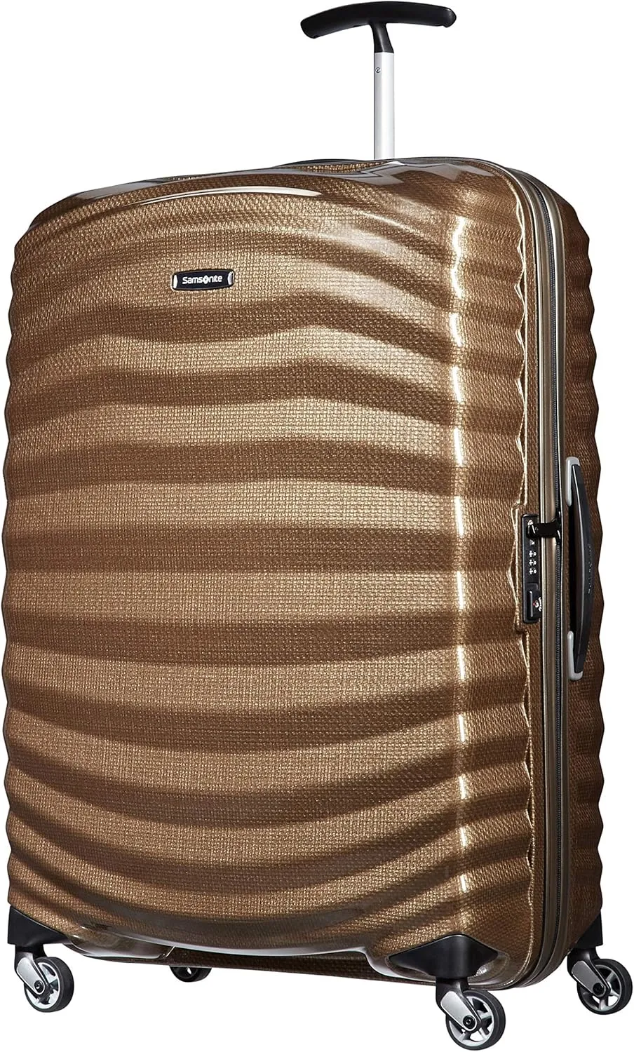 Samsonite Lite-Shock Suitcase, 75 cm, 98.5 Liters, Sand