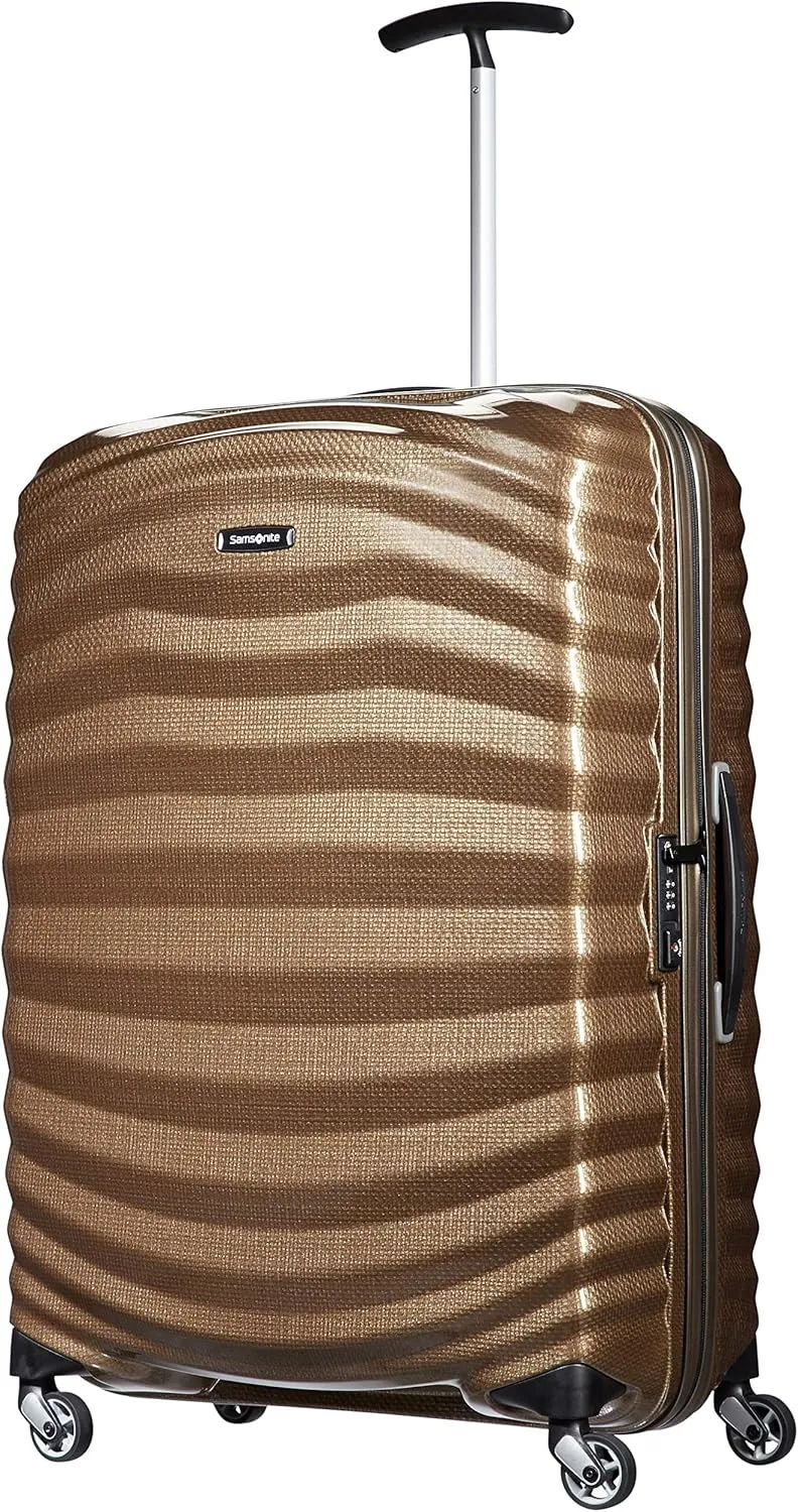 Samsonite Lite-Shock Suitcase, 75 cm, 98.5 Liters, Sand
