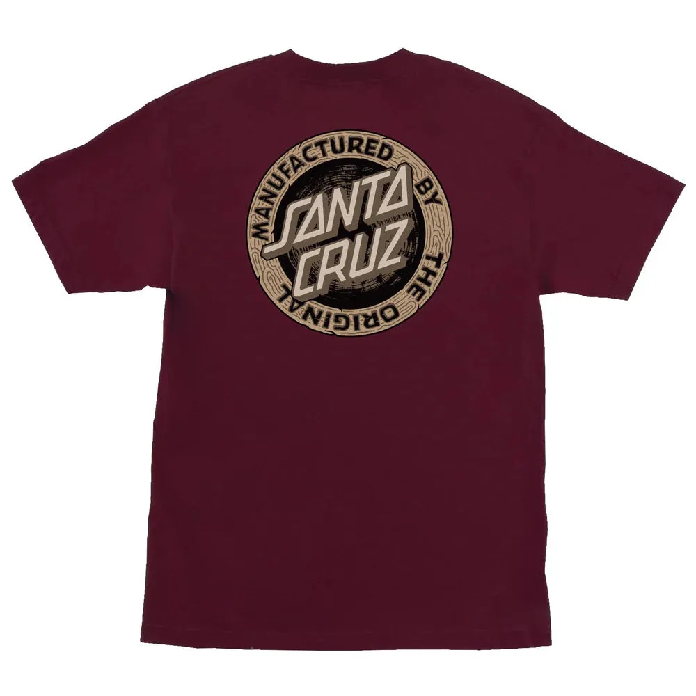 SANTA CRUZ Carved MFG Mens Graphic T-Shirt