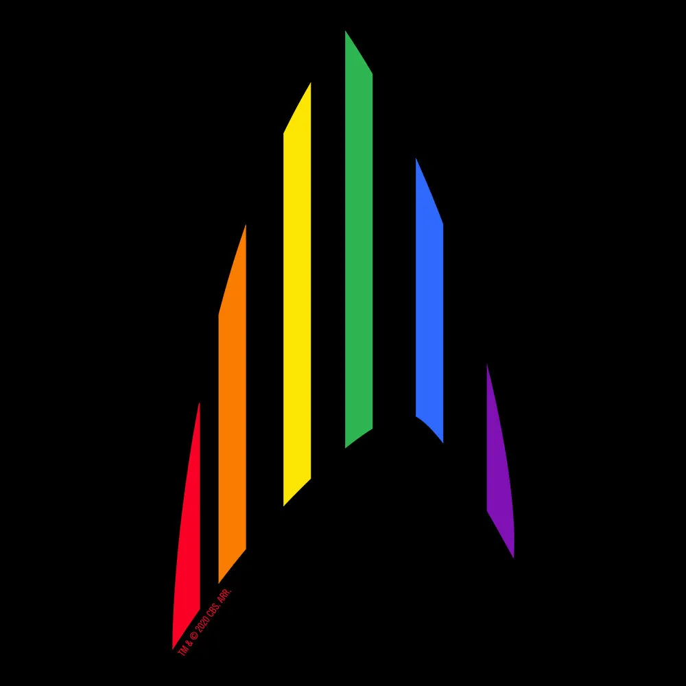 Star Trek: The Original Series Pride Rainbow Delta Hoodie
