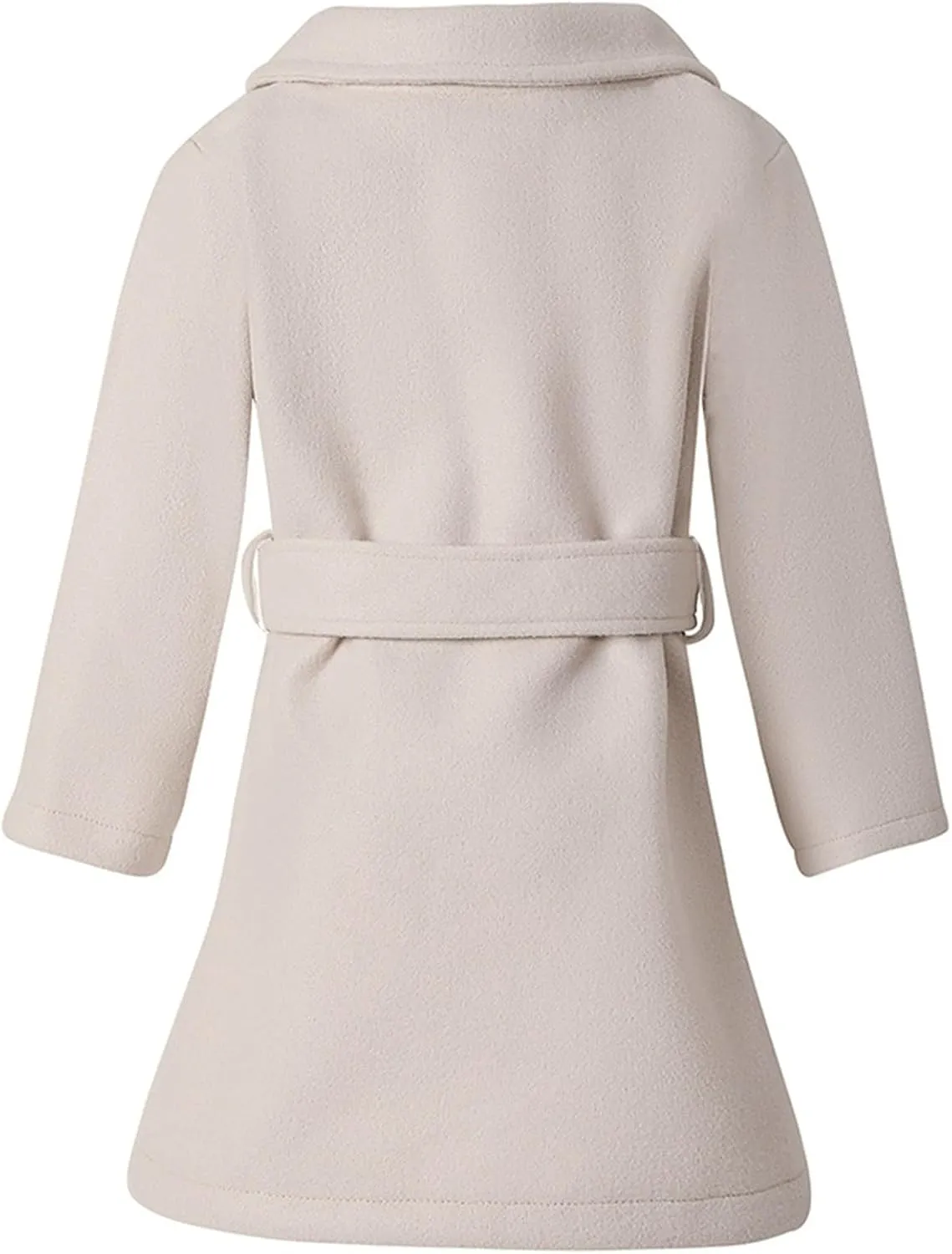 Toddler Girls Trench Coat Baby Girl Woolen Dress Coat Girl Dress Coat Peacoat Winter Double Buttons Fall Clothes
