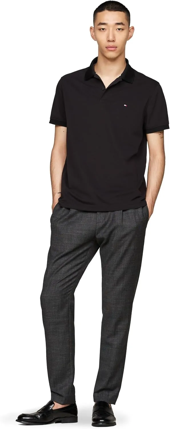 Tommy Hilfiger Men's Short Sleeve Casual Dri Polo Shirts in Regular Fit with Moisture Wicking and Stretch