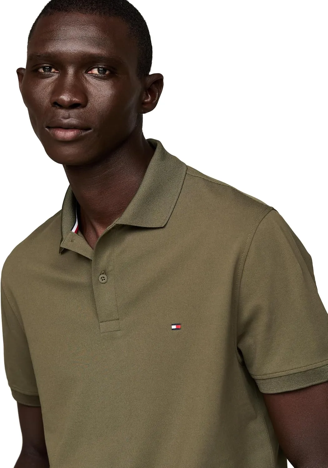 Tommy Hilfiger Men's Short Sleeve Casual Dri Polo Shirts in Regular Fit with Moisture Wicking and Stretch