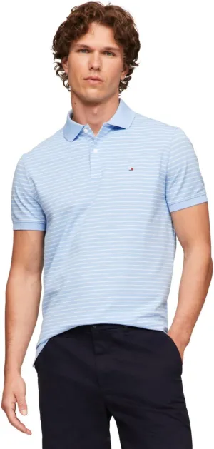Tommy Hilfiger Men's Short Sleeve Casual Dri Polo Shirts in Regular Fit with Moisture Wicking and Stretch