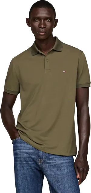 Tommy Hilfiger Men's Short Sleeve Casual Dri Polo Shirts in Regular Fit with Moisture Wicking and Stretch