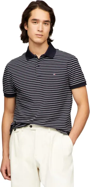 Tommy Hilfiger Men's Short Sleeve Casual Dri Polo Shirts in Regular Fit with Moisture Wicking and Stretch