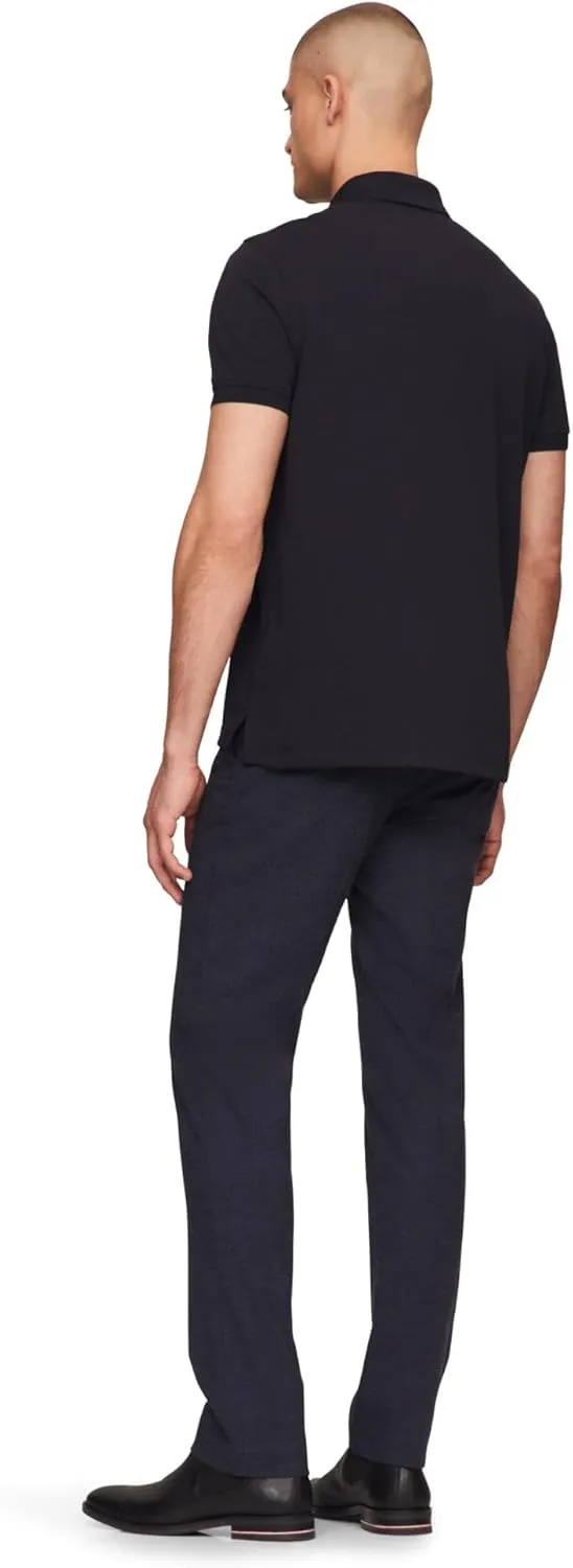 Tommy Hilfiger Men's Short Sleeve Casual Dri Polo Shirts in Regular Fit with Moisture Wicking and Stretch