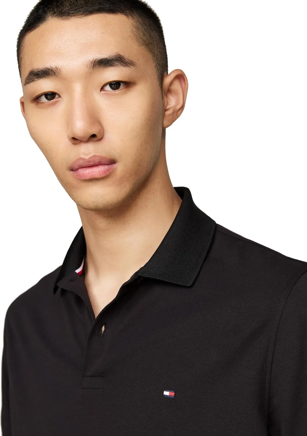 Tommy Hilfiger Men's Short Sleeve Casual Dri Polo Shirts in Regular Fit with Moisture Wicking and Stretch